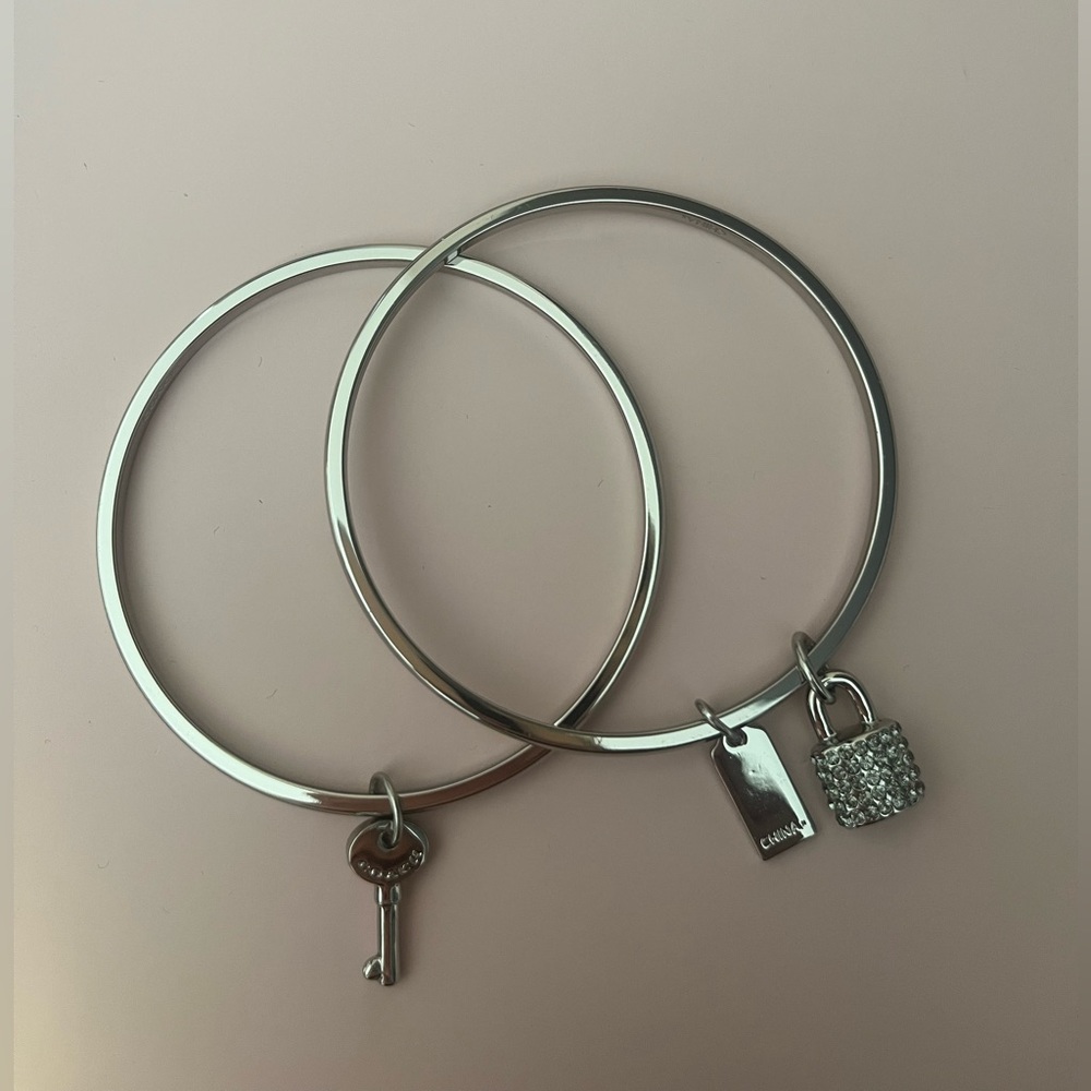Coach Lock and Key Bangle Set - Picture 7 of 10